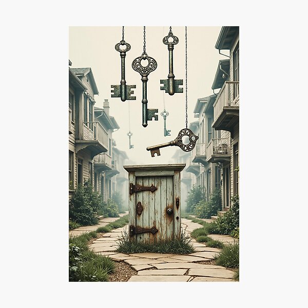 Item preview, Keys to Mystery – Surreal Door in Dream Alley designed and sold by TitoMassia.
