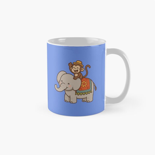 Item preview, Jungle Buddies: Elephant & Monkey Fun designed and sold by IraBum.