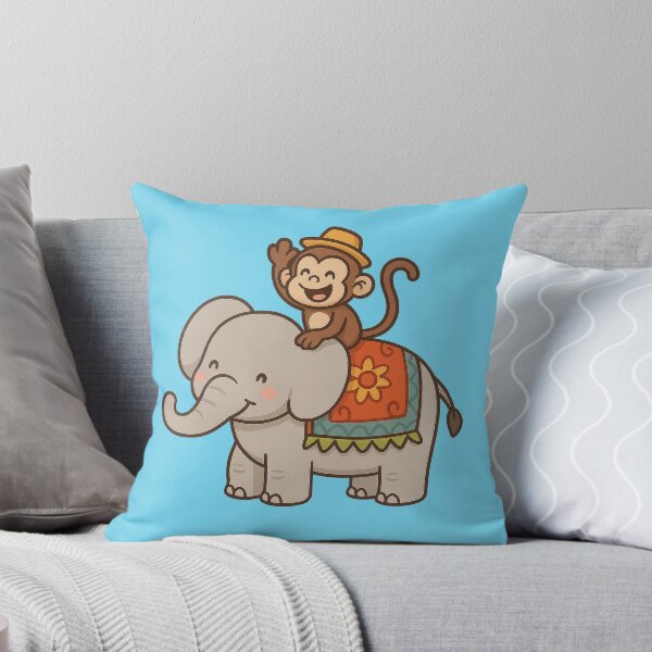 Item preview, Jungle Buddies: Elephant & Monkey Fun designed and sold by IraBum.