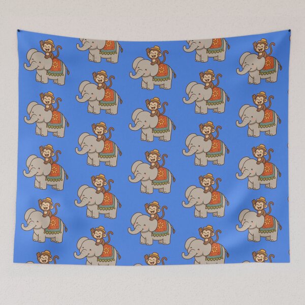 Item preview, Jungle Buddies: Elephant & Monkey Fun designed and sold by IraBum.