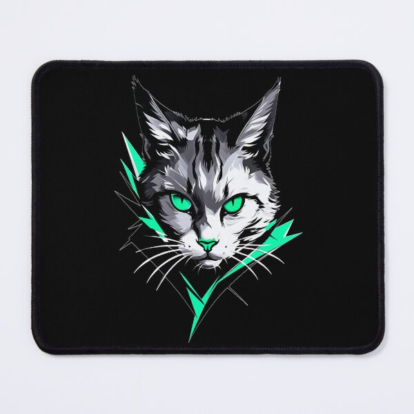 Item preview, Cat illustration - Green designed and sold by StefAnimal.