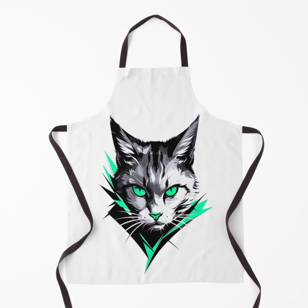 Item preview, Cat illustration - Green designed and sold by StefAnimal.