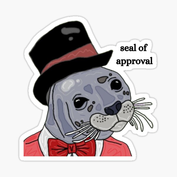 Item preview, Fancy Seal of Approval designed and sold by gooby-designs.