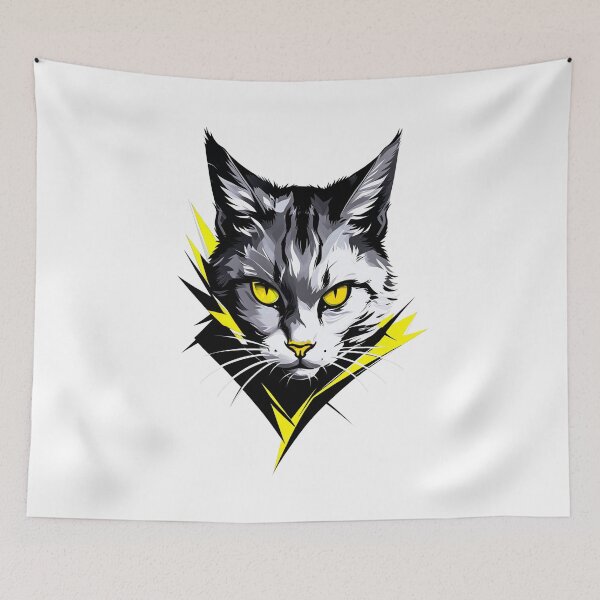Item preview, Cat illustration - Yellow designed and sold by StefAnimal.