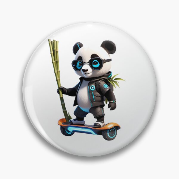 Item preview, Back to the Bamboo – Future Panda Ride designed and sold by DaniArtDesign81.