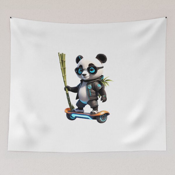 Item preview, Back to the Bamboo – Future Panda Ride designed and sold by DaniArtDesign81.