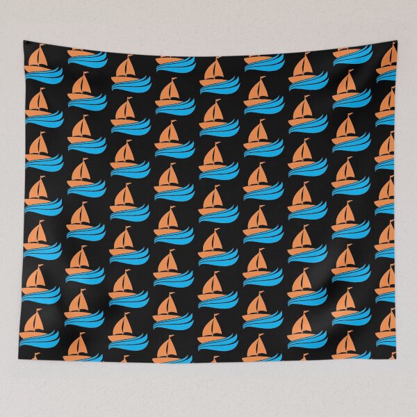 Item preview, Ship Waves Sailor Crew Team Sailing Crew Sailing designed and sold by shirt-o-mat.