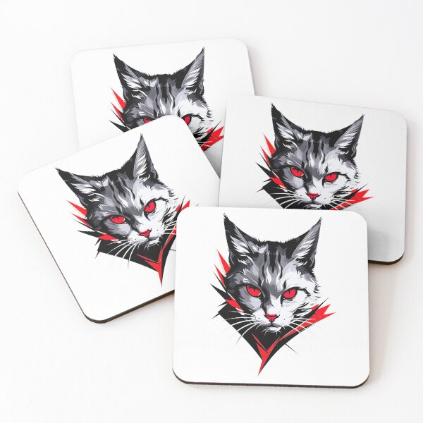 Item preview, Cat illustration - Red designed and sold by StefAnimal.