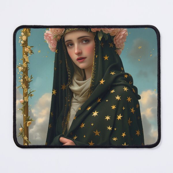 Item preview, Saint Aldegund / Aldegundis designed and sold by SanctifiedSouls.