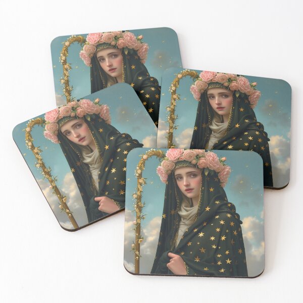 Item preview, Saint Aldegund / Aldegundis designed and sold by SanctifiedSouls.