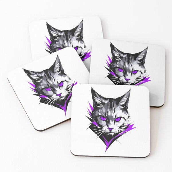 Item preview, Cat illustration - Purple designed and sold by StefAnimal.