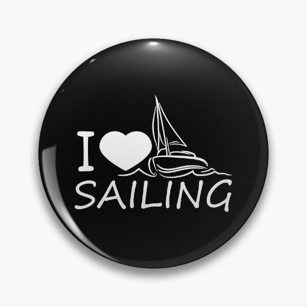 Item preview, I Love Sailing Text Saying Waves Sailor Heart Love designed and sold by shirt-o-mat.