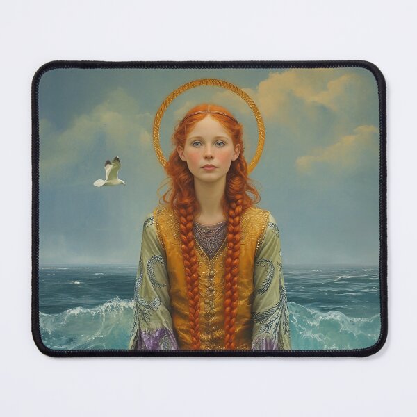 Item preview, Saint Ia of Cornwall designed and sold by SanctifiedSouls.