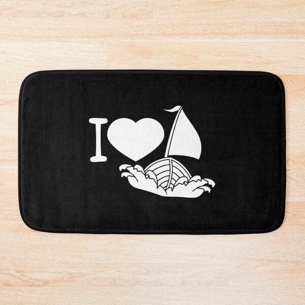 Item preview, I Love Sailing Text Saying Waves Sailor Heart Love designed and sold by shirt-o-mat.