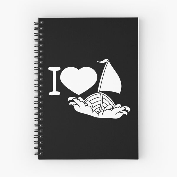 Item preview, I Love Sailing Text Saying Waves Sailor Heart Love designed and sold by shirt-o-mat.