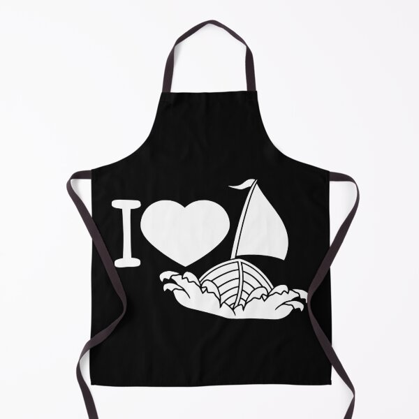 Item preview, I Love Sailing Text Saying Waves Sailor Heart Love designed and sold by shirt-o-mat.