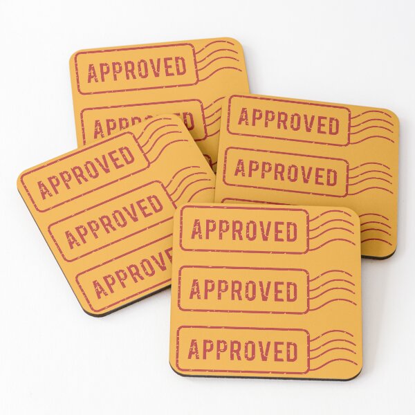 Item preview, Approved stamp designed and sold by Neonyx2020.