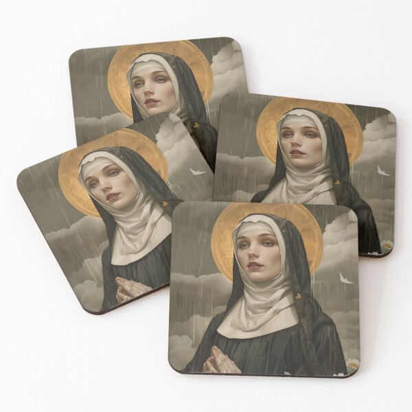 Item preview, Saint Scholastica designed and sold by SanctifiedSouls.