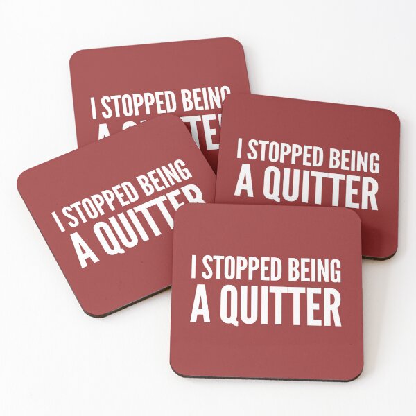 Item preview, I stopped being a quitter designed and sold by Neonyx2020.