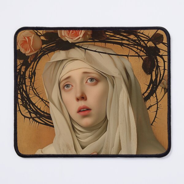 Item preview, Saint Catherine de Ricci designed and sold by SanctifiedSouls.