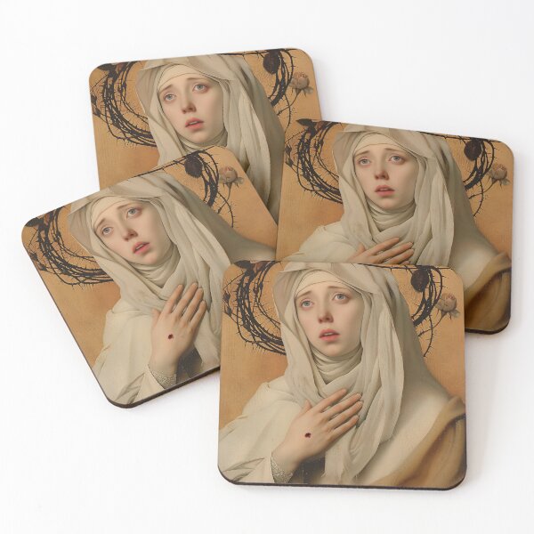 Item preview, Saint Catherine de Ricci designed and sold by SanctifiedSouls.