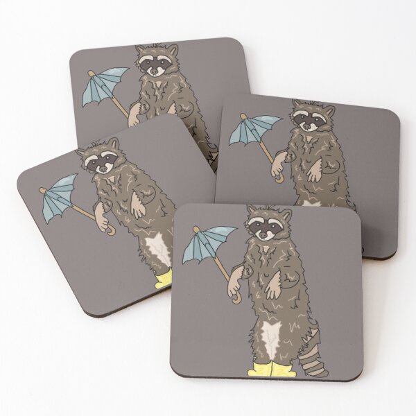 Item preview, Rainy Days Raccoon designed and sold by gooby-designs.