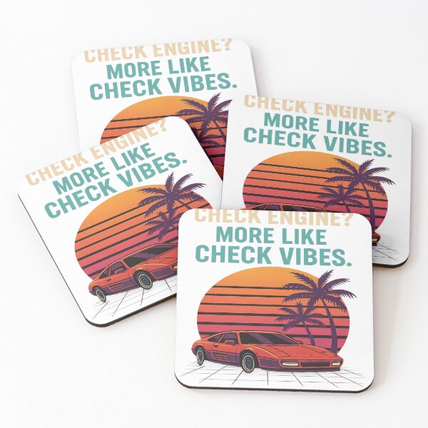 Item preview, Check Engine? More Like Check Vibes – Retro Car Aesthetic designed and sold by darkan1.
