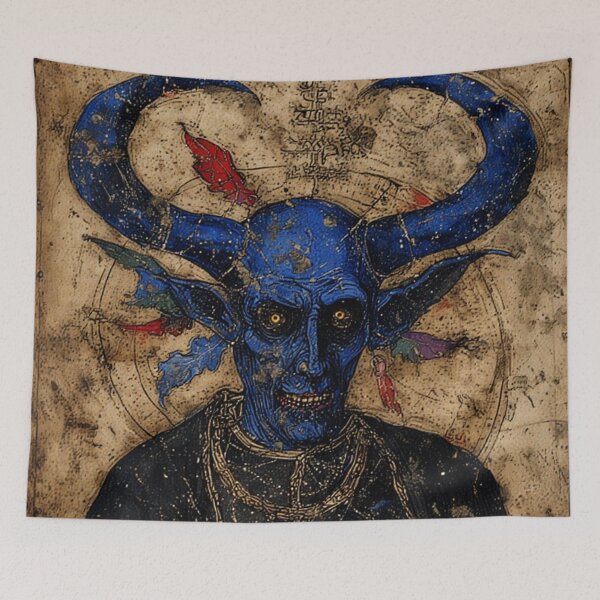 Item preview, Medieval Devil Art designed and sold by TheDarkWardrobe.