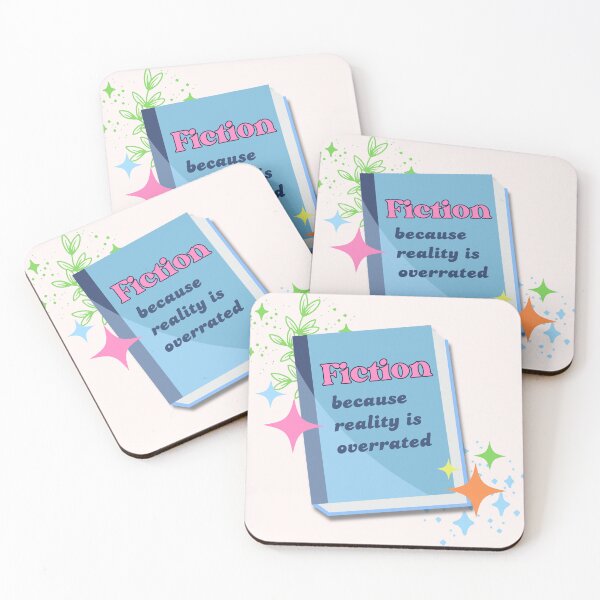 Item preview, Fiction Because Reality is Overrated designed and sold by Librarian Lauren.