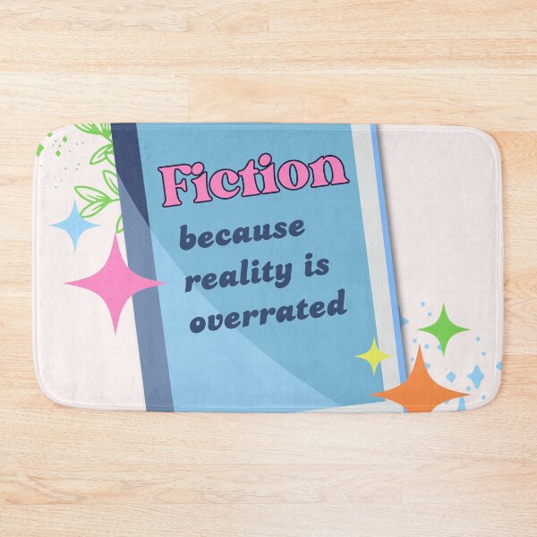 Item preview, Fiction Because Reality is Overrated designed and sold by LibrarianLauren.