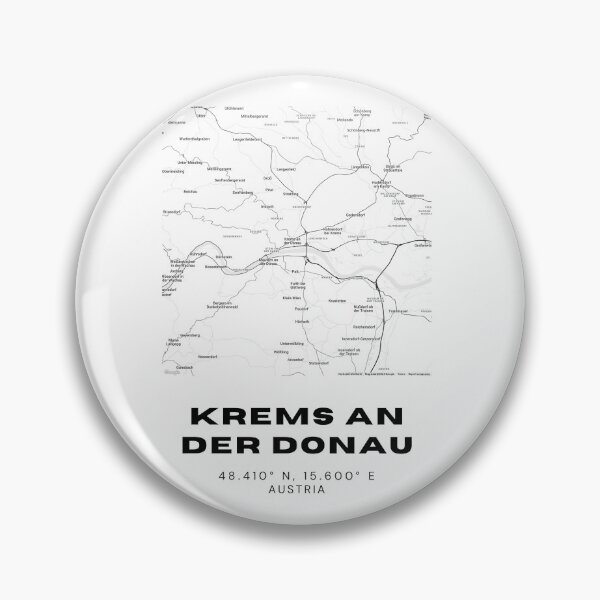 Artikelvorschau, Karte von Krems an der Donau – Elegante, minimalistische Österreich-Wandkunst entworfen und verkauft von RM-Journey.