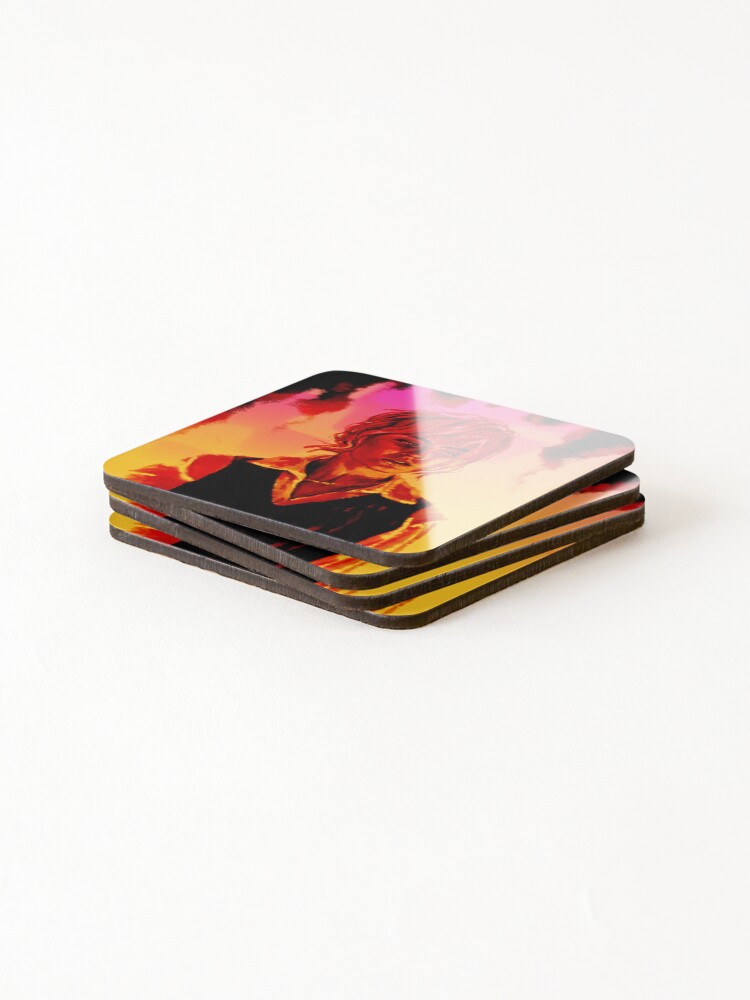 Thumbnail 4 of 5, Coasters (Set of 4), Ruby's Rage designed and sold by dangerbeforeyou.