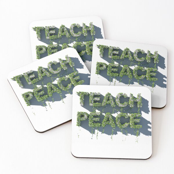 Item preview, Teach Peace - Like peace, the vines are growing from concrete designed and sold by Photos-by-adot.