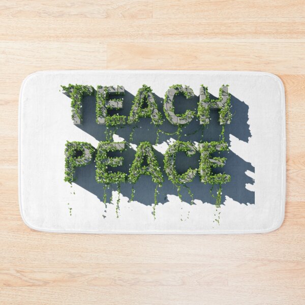 Item preview, Teach Peace - Like peace, the vines are growing from concrete designed and sold by Photos-by-adot.