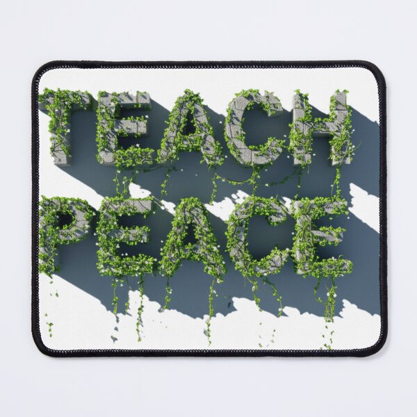 Item preview, Teach Peace - Like peace, the vines are growing from concrete designed and sold by Photos-by-adot.