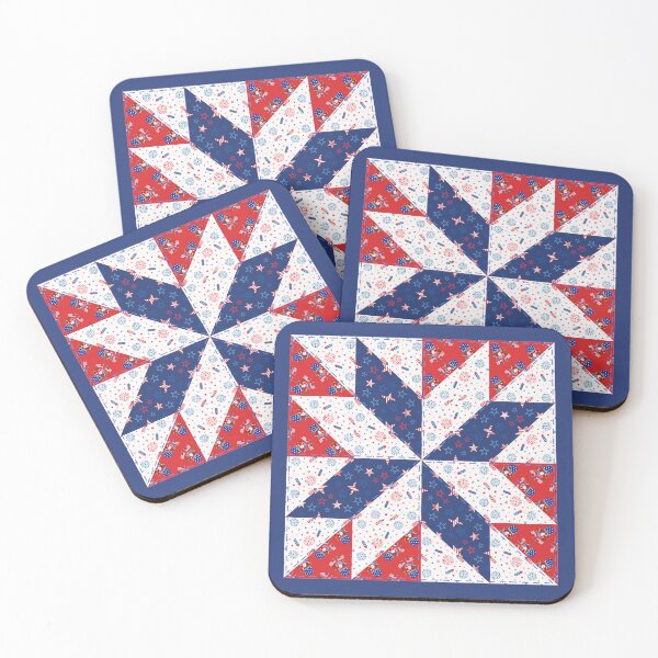 Item preview, 4th of July Annie's Choice Patchwork Quilt Block designed and sold by BHR Studio.