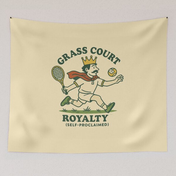 Item preview, Grass Court Royalty designed and sold by RetroNibylander.