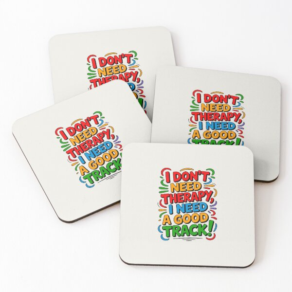 Item preview, I Don’t Need Therapy, I Need a Good Track – Colorful Music design designed and sold by just-quotes.