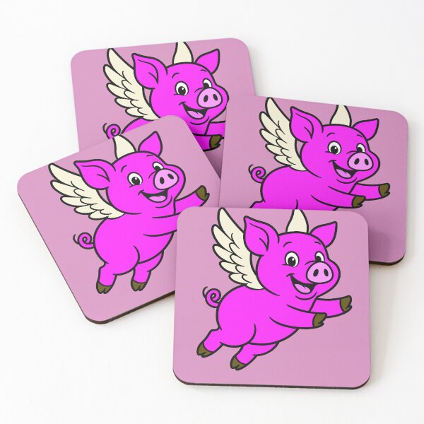 Item preview, When Pigs Fly - Bright Pink designed and sold by AngelMiette.