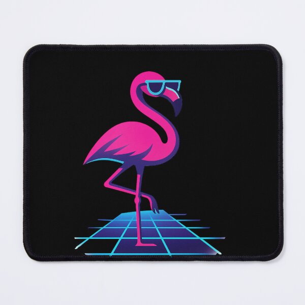 Item preview, Retro Flamingo Cool designed and sold by Bearabilia.