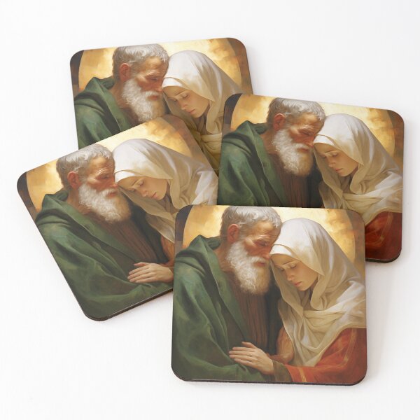 Item preview, Saints Zecheriah and Elizabeth designed and sold by SanctifiedSouls.