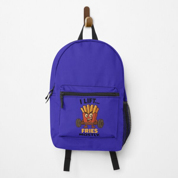 Item preview, I Lift Fries Mostly – Funny Cartoon Gym Food Design designed and sold by My Cool Store.