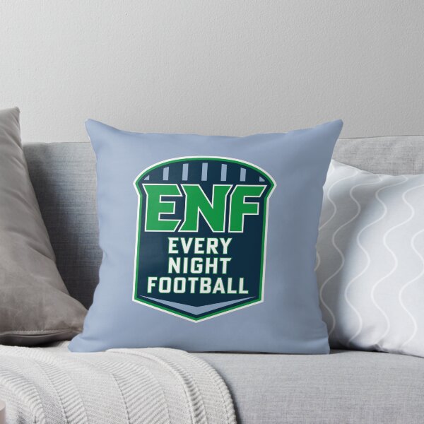 Item preview, Every Night Football - Full Badge Logo (on light blue) designed and sold by GX3-Creative.