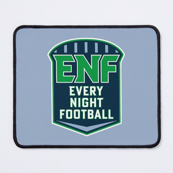 Item preview, Every Night Football - Full Badge Logo (on light blue) designed and sold by GX3-Creative.