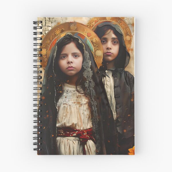 Item preview, Saints Francisco and Jacinta Marto designed and sold by SanctifiedSouls.