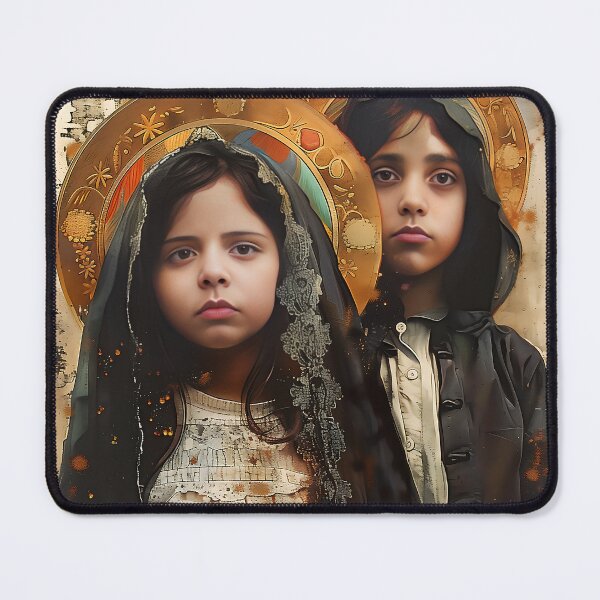 Item preview, Saints Francisco and Jacinta Marto designed and sold by SanctifiedSouls.