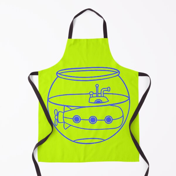 Item preview, Funny Little Submarine Goldfish Bowl Aquarium Fun designed and sold by shirt-o-mat.