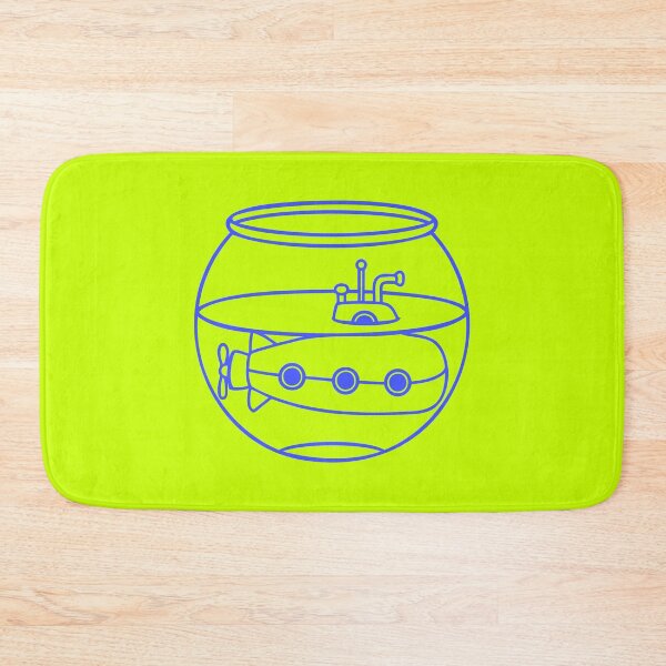 Item preview, Funny Little Submarine Goldfish Bowl Aquarium Fun designed and sold by shirt-o-mat.