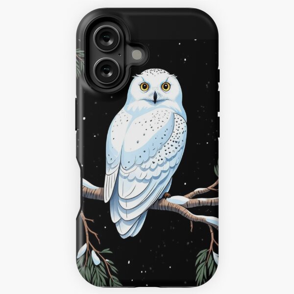 Item preview, A snowy owl in the starry night designed and sold by zubthedub.