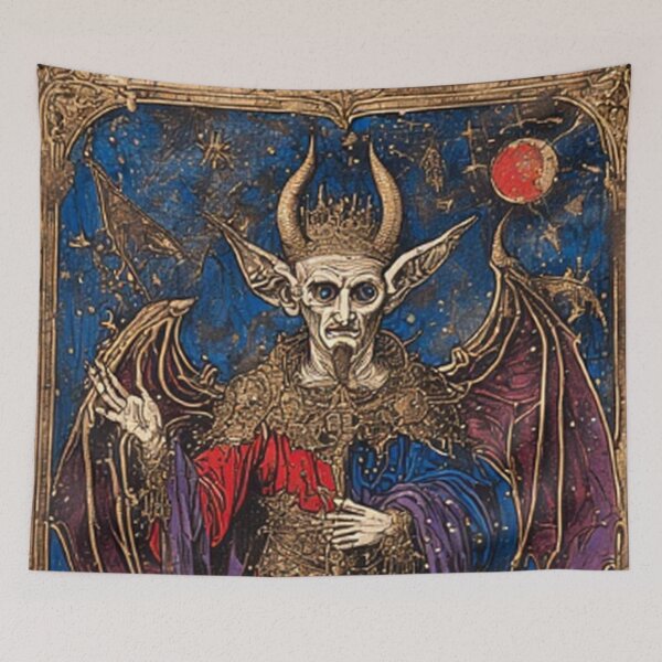 Item preview, Medieval Devil Art designed and sold by TheDarkWardrobe.